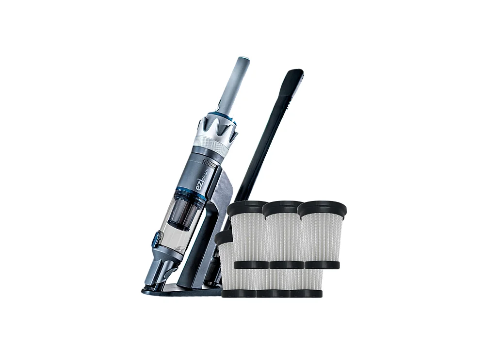 Lot Aspirateur à main eziclean® Blaster F130 + 2 sets de 3 filtres