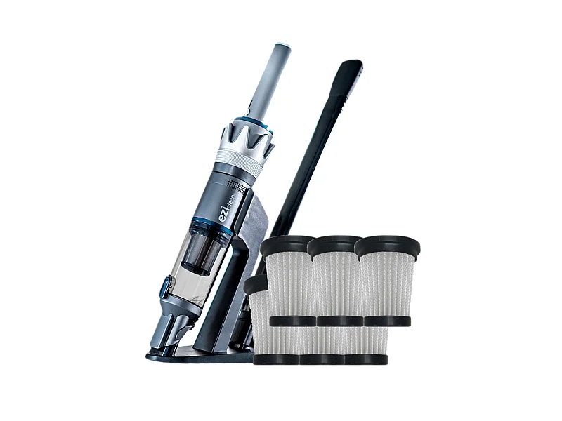 Lot Aspirateur à main eziclean® Blaster F130 + 2 sets de 3 filtres