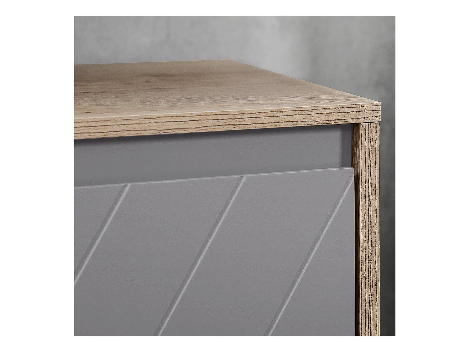 Armadietto sottolavabo con ante e mensole in mdf multicolore