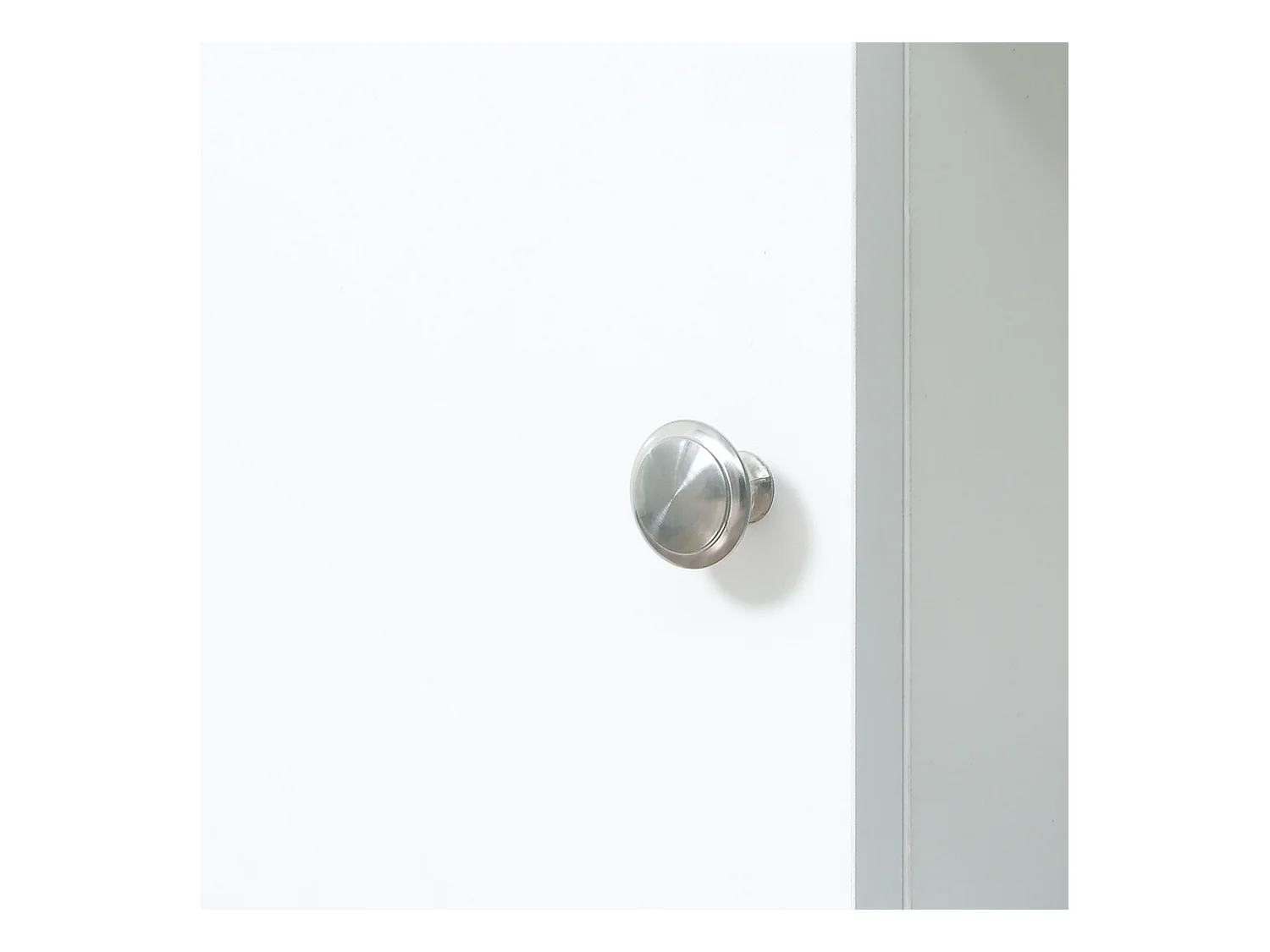 Mobiletto sottolavandino in legno bianco grigio 60x30x68cm