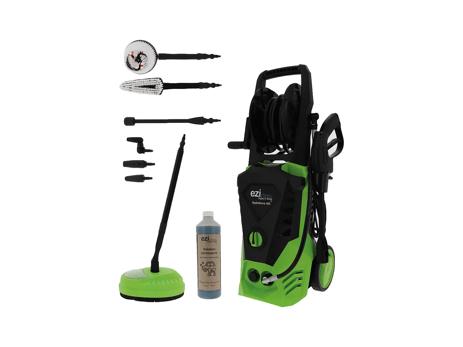 Pack Nettoyeur Haute pression eziclean® Hydroforce 165 + Solution nettoyante Carwash