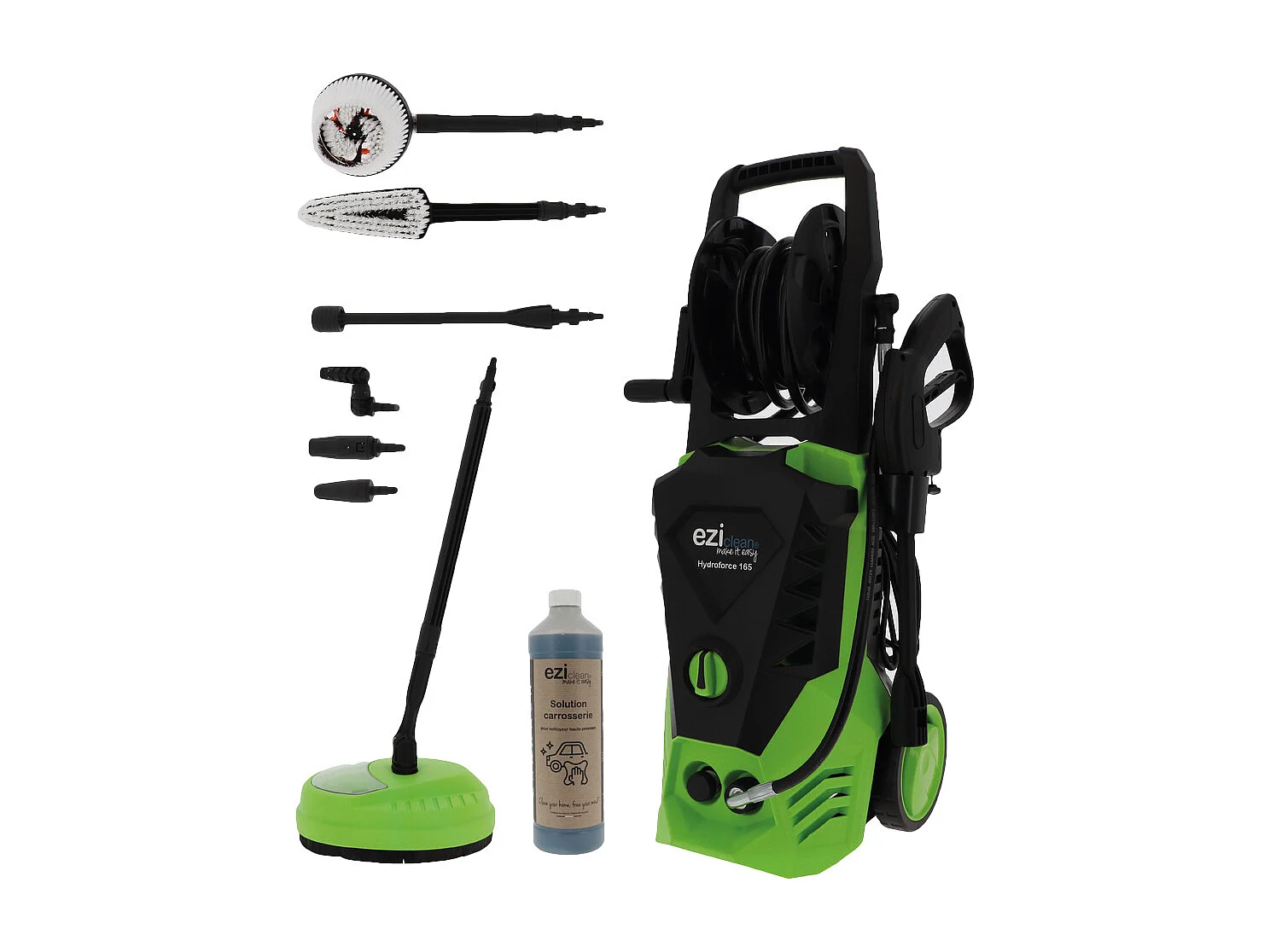 Pack Nettoyeur Haute pression eziclean® Hydroforce 165 + Solution nettoyante Carwash