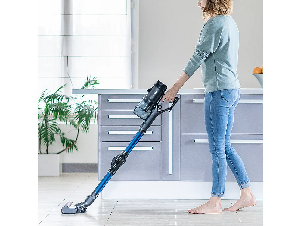 Aspirateur balai sans fil eziclean® Cycloboost FR8 Wash Pro "Fabriqué en france"