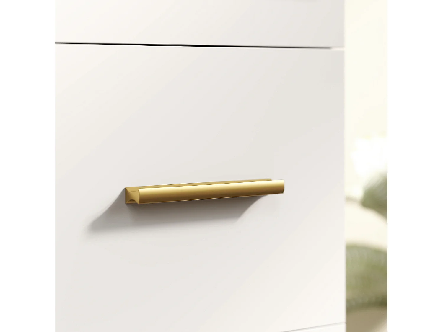 Mobile sottolavabo con armadietto e 3 cassetti con soft close bianco