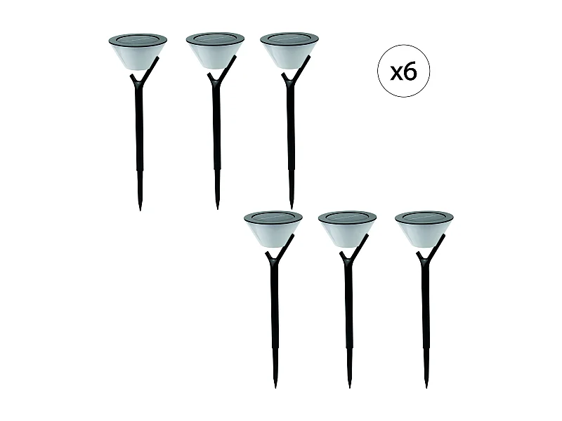Balise solaire EZIlight® Solar peaky cup lot de 6