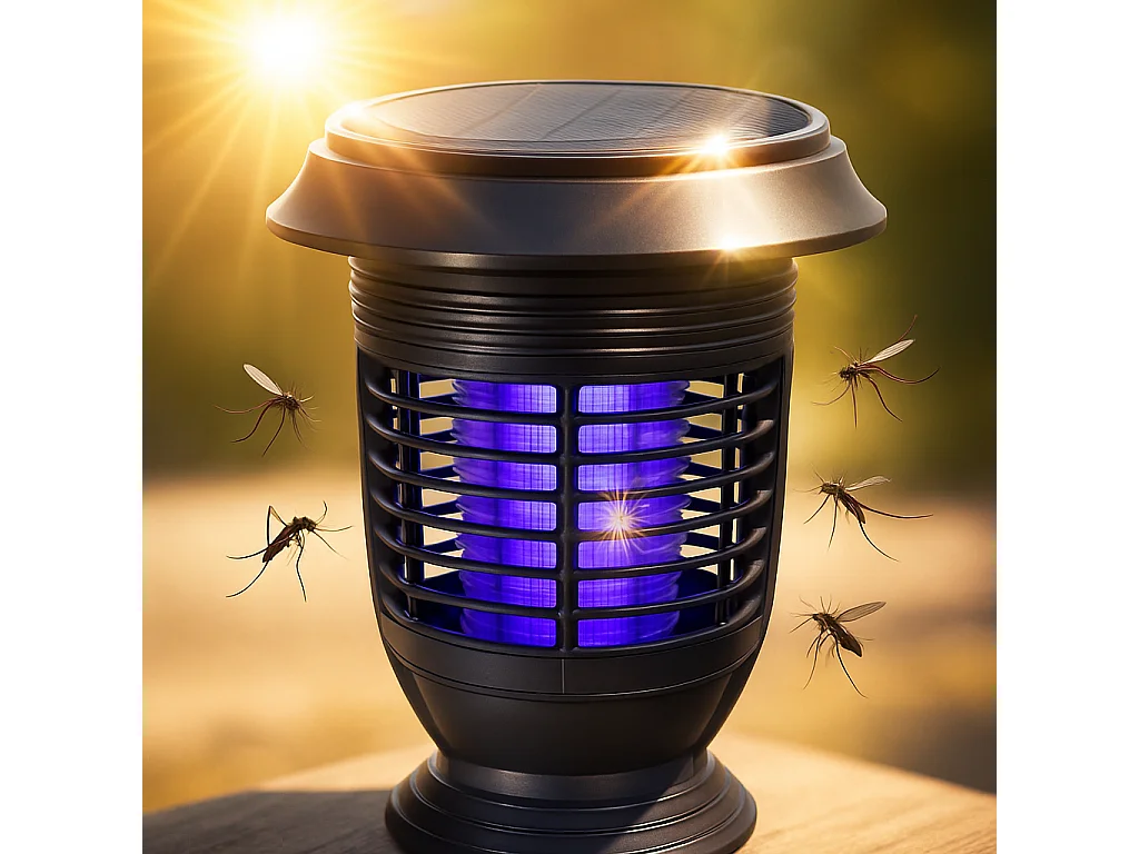 Piège à moustique solaire auto-nettoyant EZIlight® Mosquito Garden MG 20