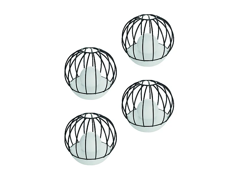Balise solaire EZIlight® Solar deco ball Pack de 4 lampes