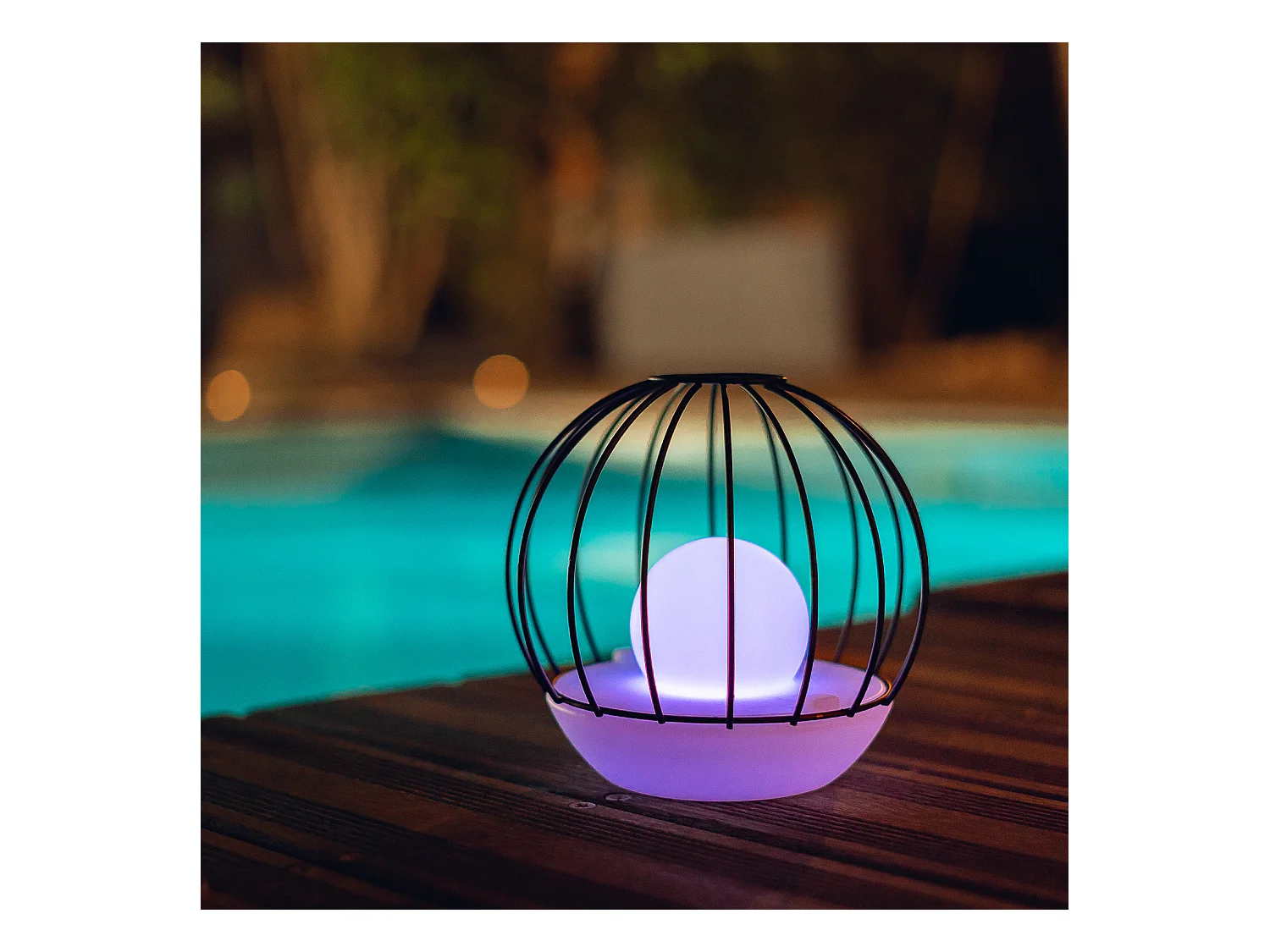 Balise solaire EZIlight® Solar deco ball Pack de 4 lampes