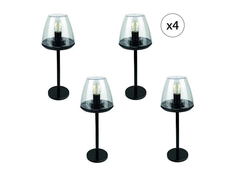 Lampe solaire EZIlight® Solar lamp one Lot de 4