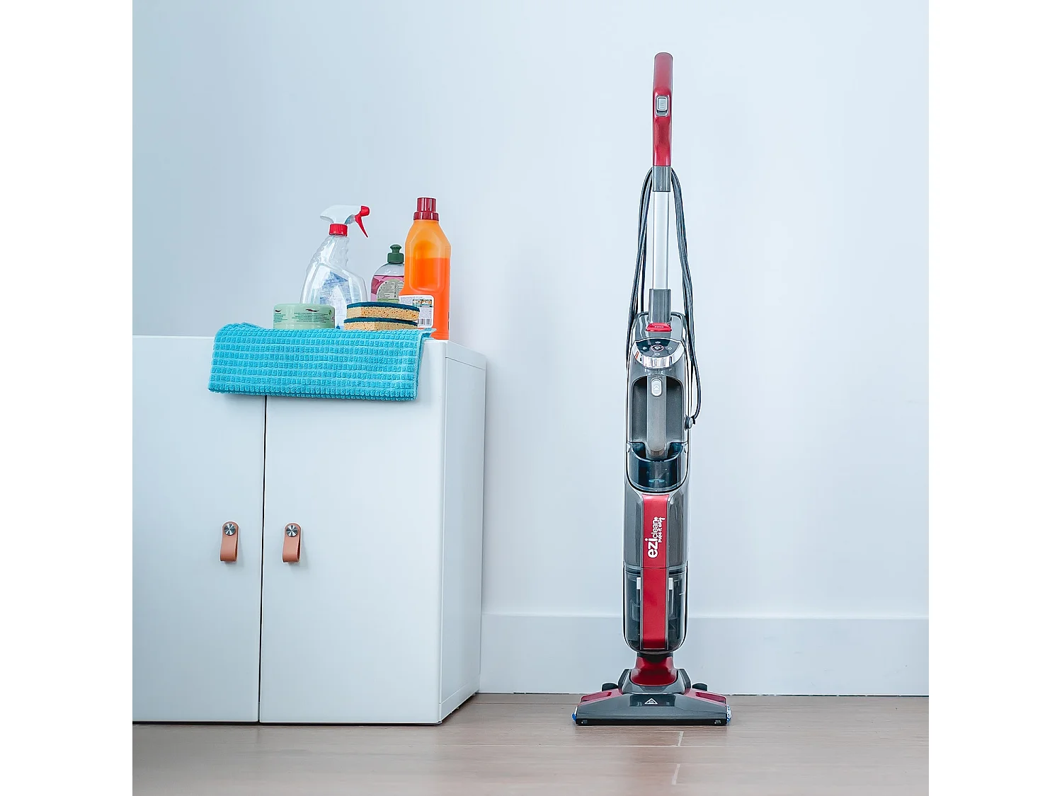 Stoomzuiger Multifunctioneel EZIclean® Cyclosteam P320 Grijs Draadloos 3-in-1 Krachtig en Veelzijdig