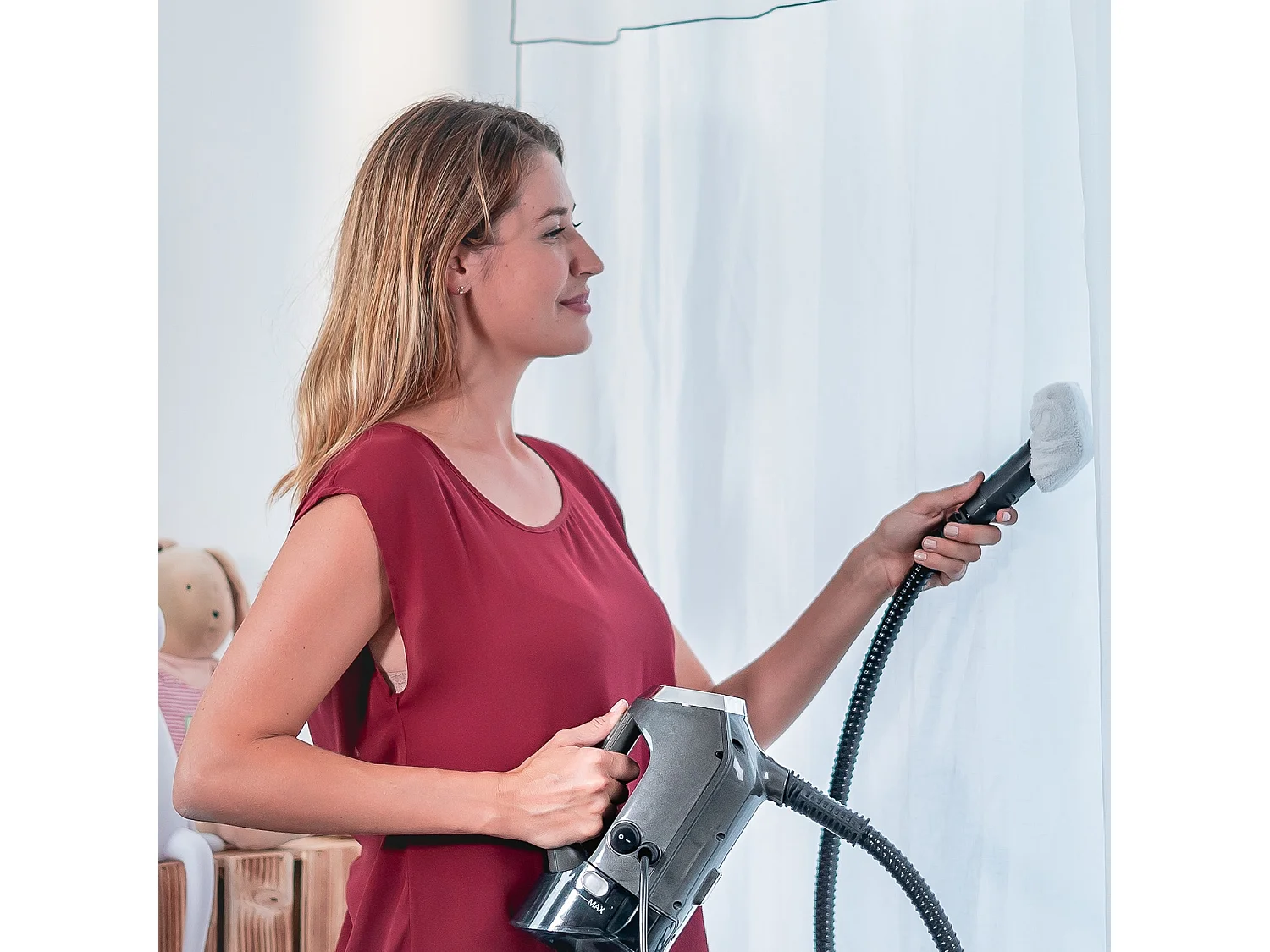 Stoomzuiger Multifunctioneel EZIclean® Cyclosteam P320 Grijs Draadloos 3-in-1 Krachtig en Veelzijdig