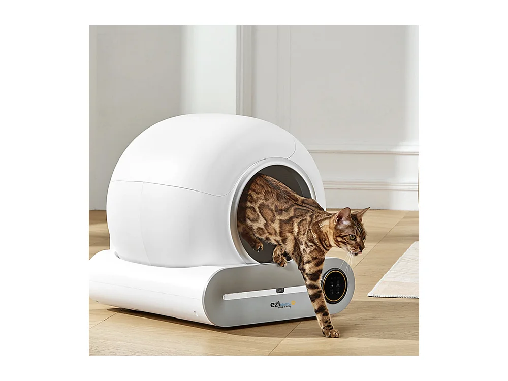 Litière autonettoyante connectée - maison de toilette pour chat eziclean® CATBOT K8i