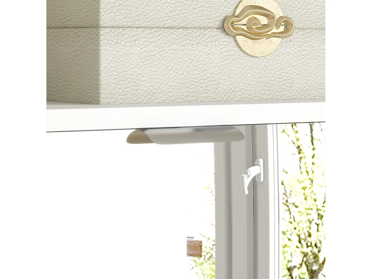 Scarpiera salvaspazio slim con specchio e 4 cassetti per 24 scarpe