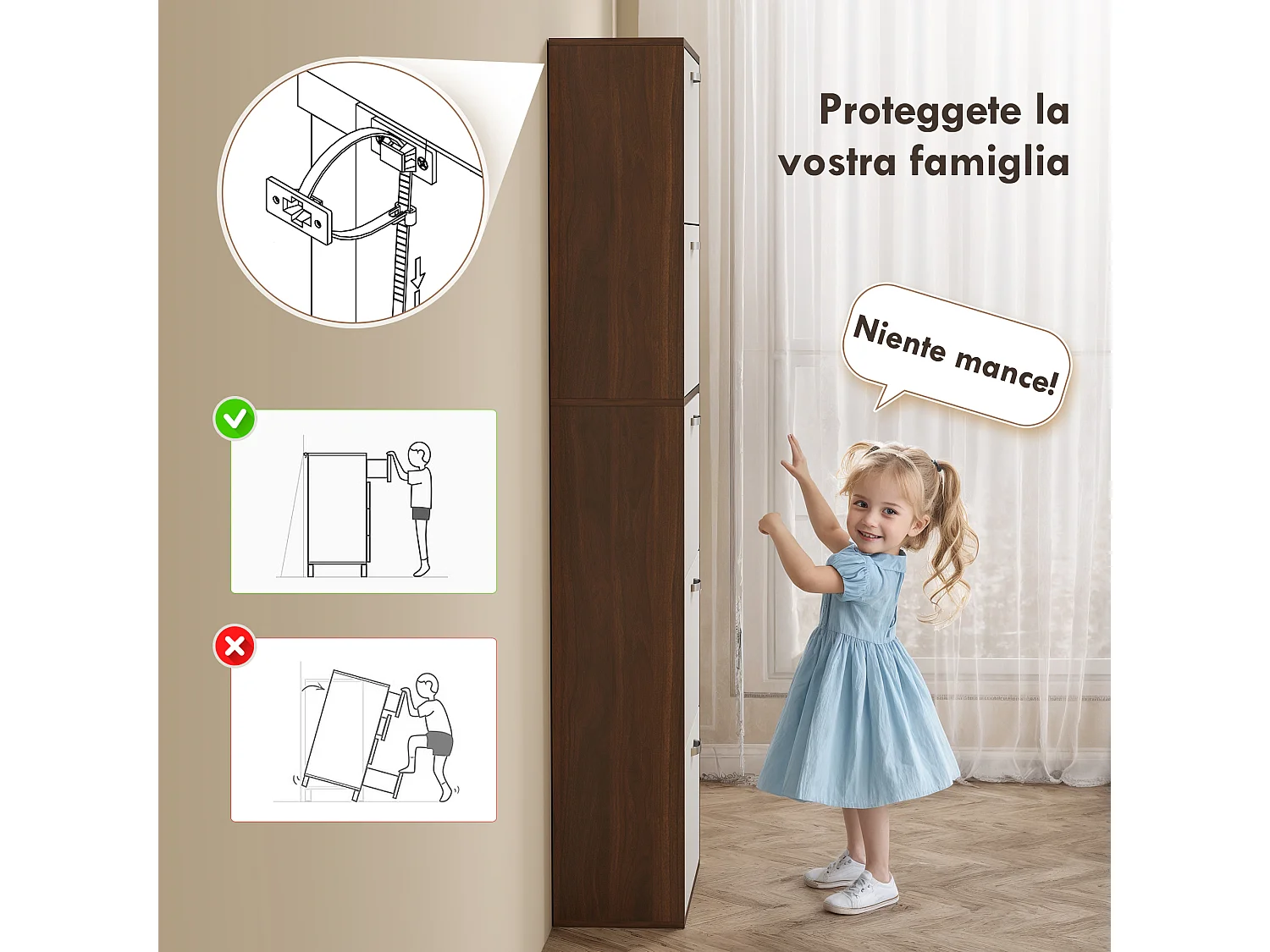 Mobile scarpiera in legno a 5 scomparti per 30 paia