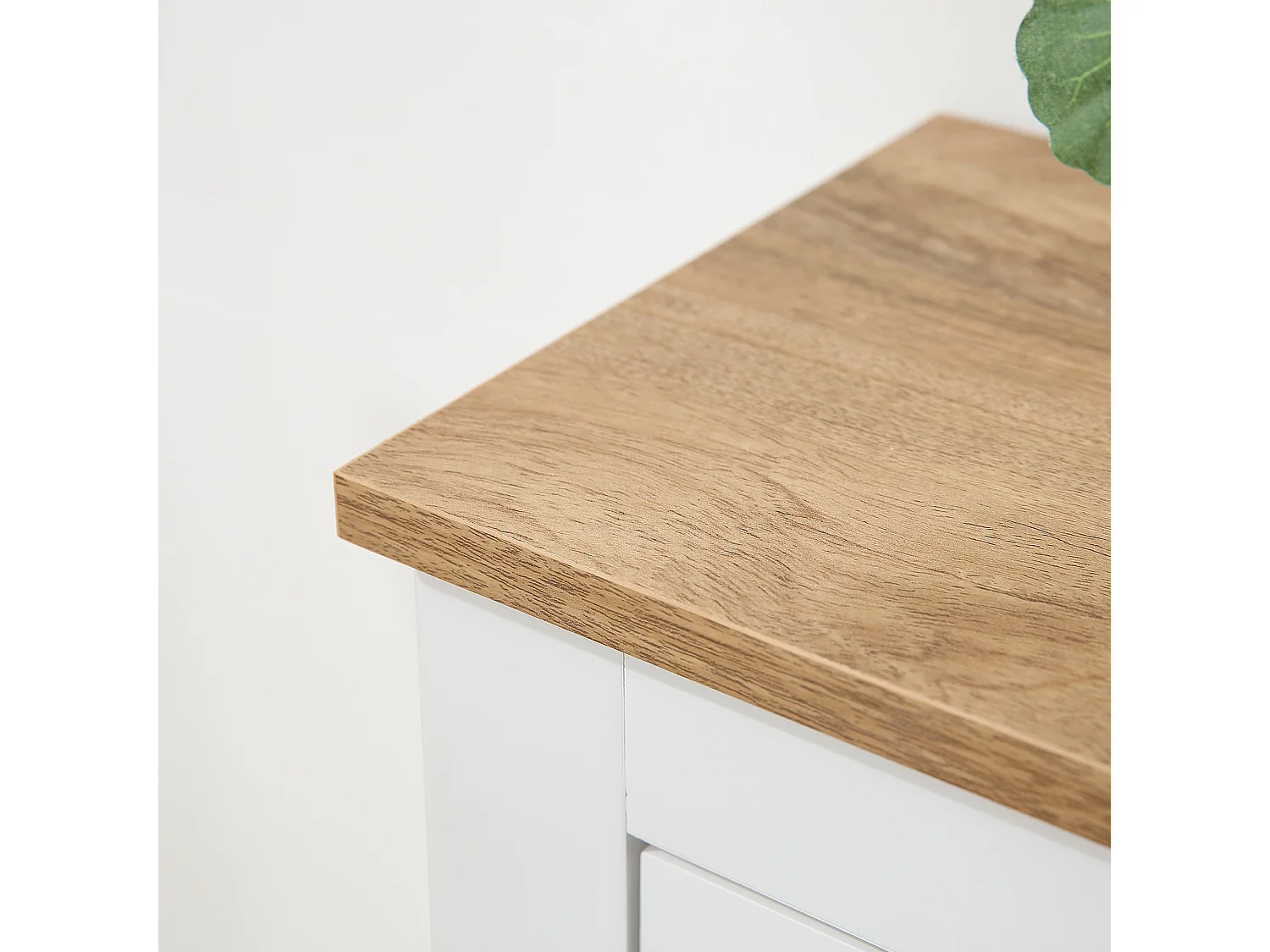 Scarpiera slim a 2 cassetti per 12 paia di scarpe bianco