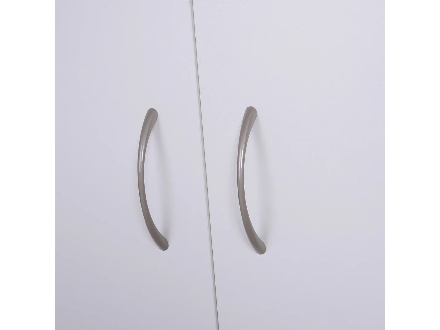 Scarpiera slim da parete con 2 ante e ripiani regolabili in legno