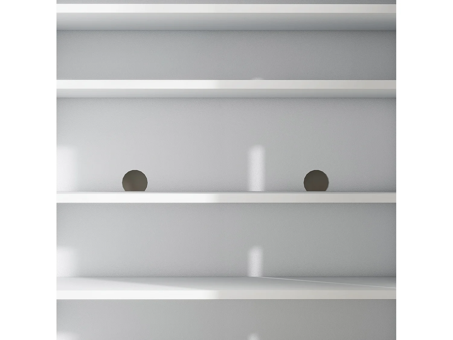 Scarpiera moderna per 15-20 paia di scarpe e ripiani regolabili bianco