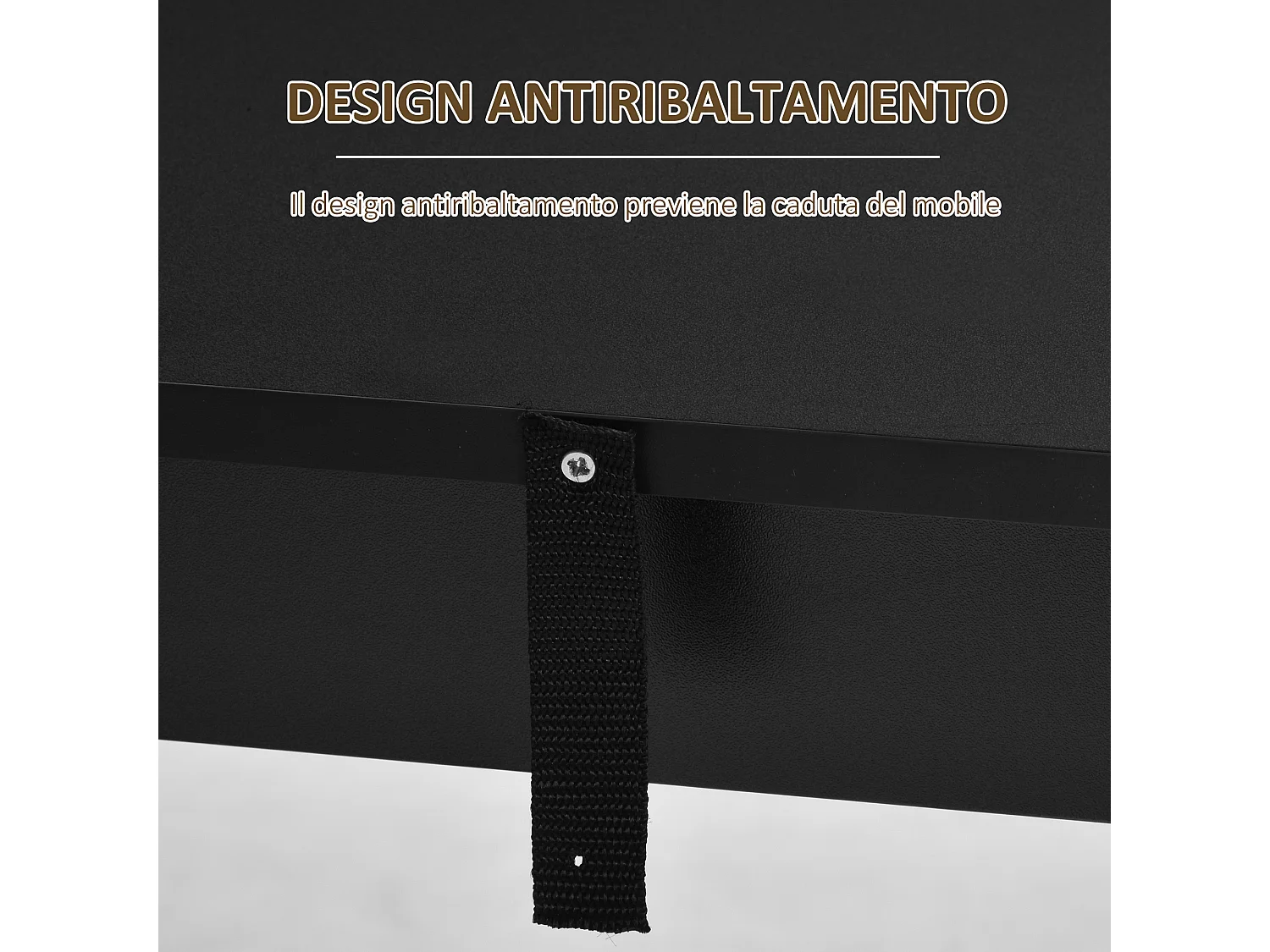 Bancone da Cucina Tavolo Alto con 3 Mensole Legno 112x57x106cm