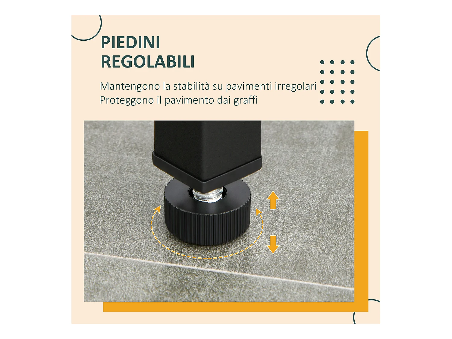 Set tavolo alto con 2 sgabelli e scaffale in metallo e legno marrone