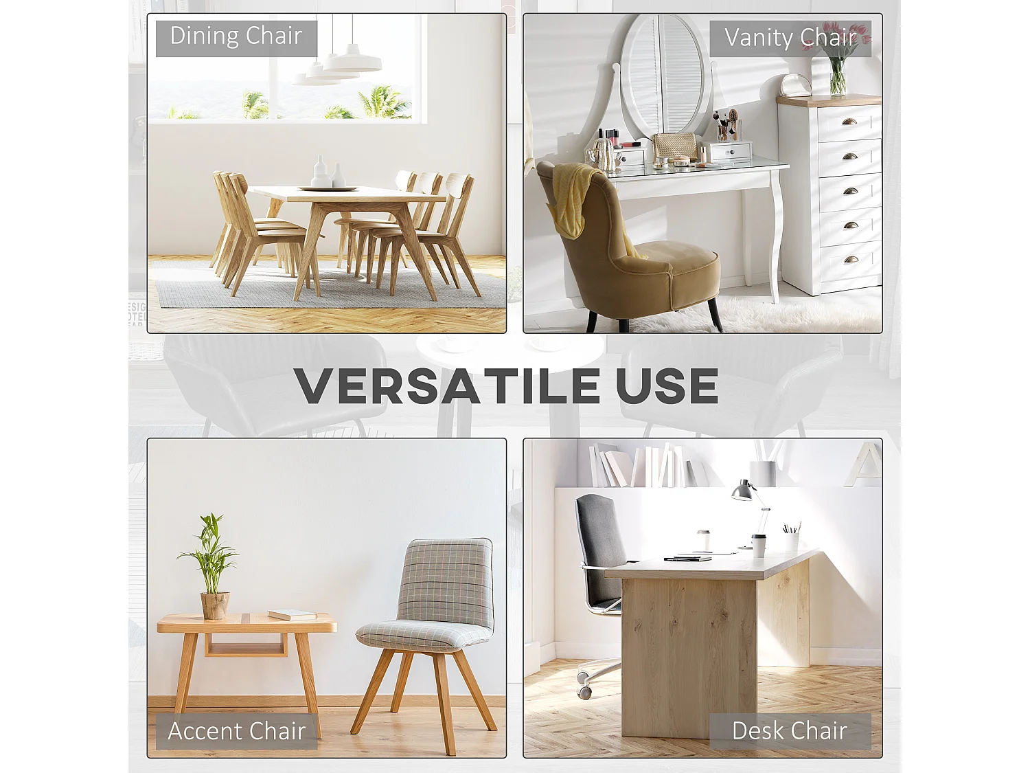 Set 2 sedie moderne sala da pranzo similpelle 60x56.5x85cm