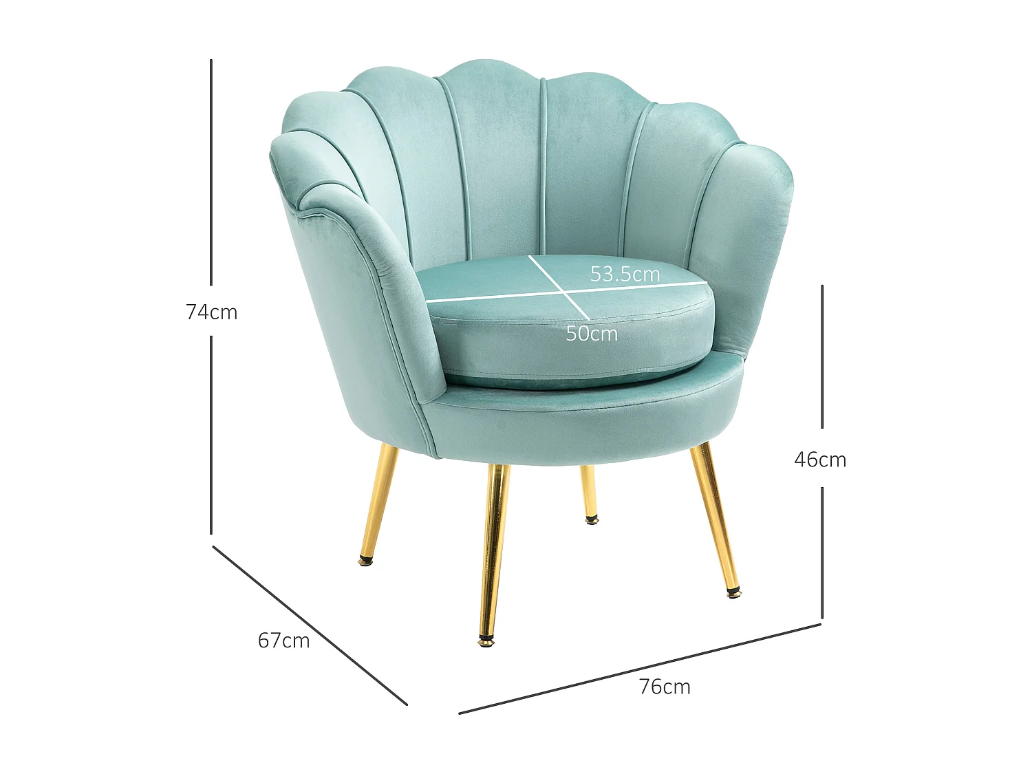 Poltroncina vintage di design da camera in velluto verde