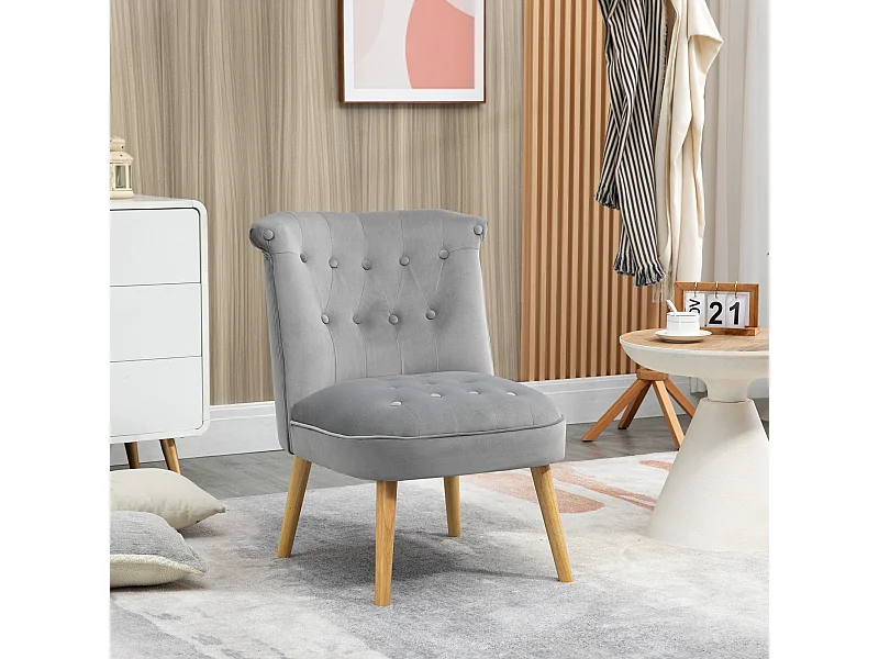 Sedia moderna per soggiorno cameretta e sala da pranzo grigia