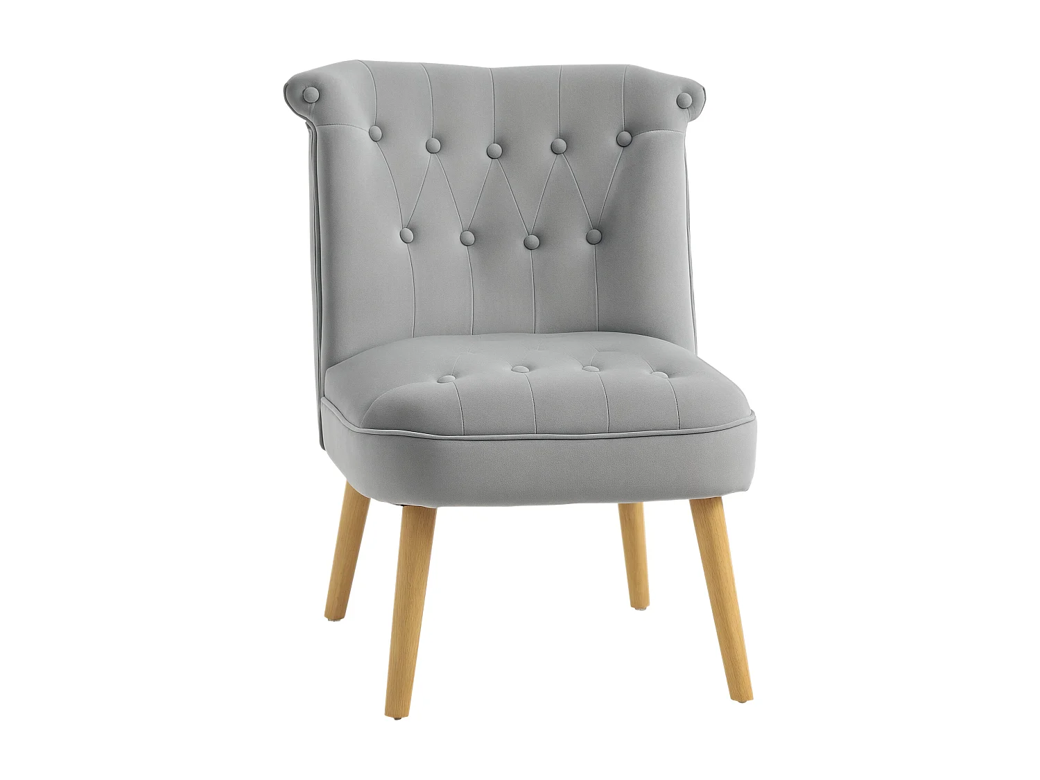 Sedia moderna per soggiorno cameretta e sala da pranzo grigia