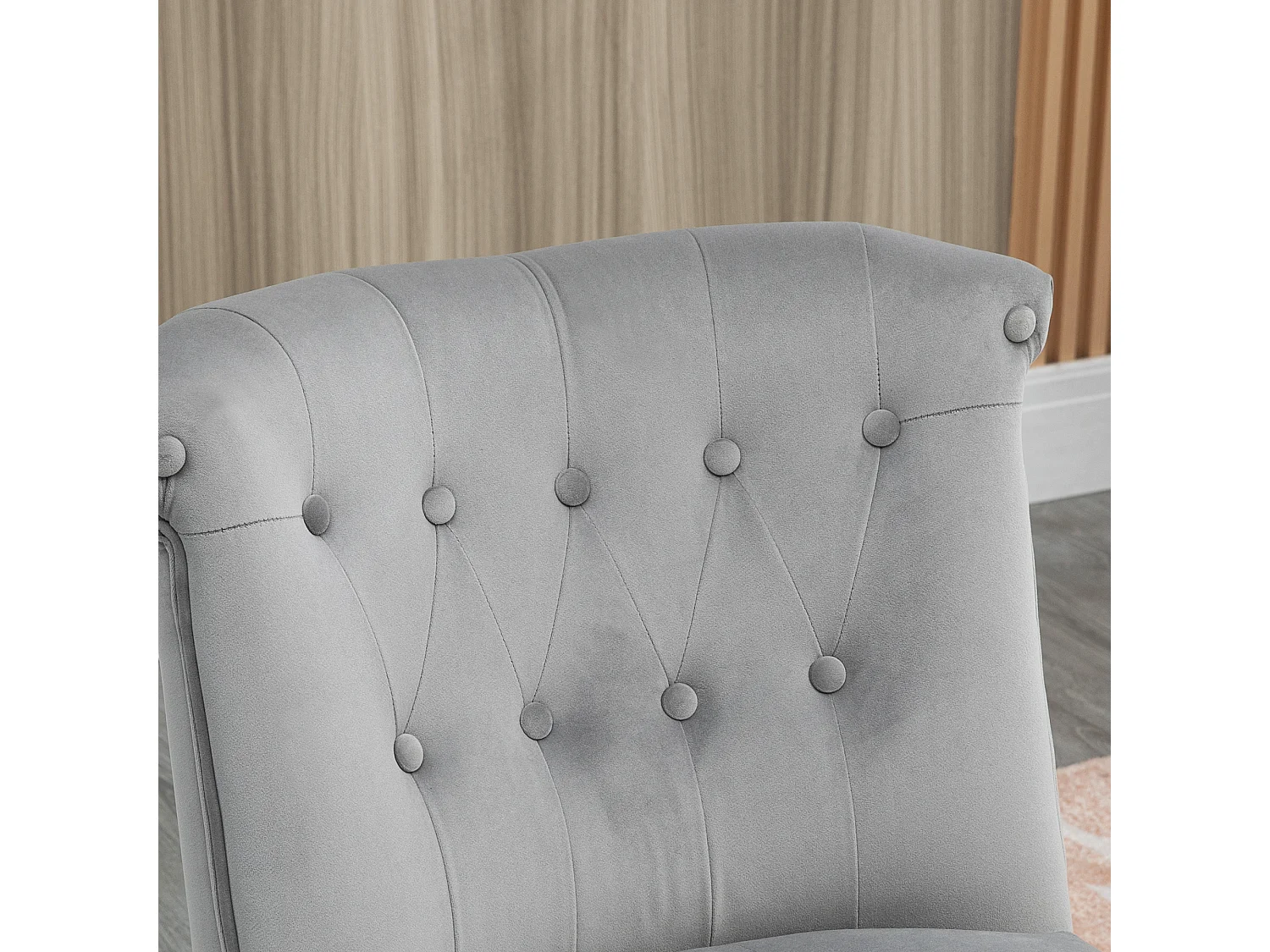 Sedia moderna per soggiorno cameretta e sala da pranzo grigia