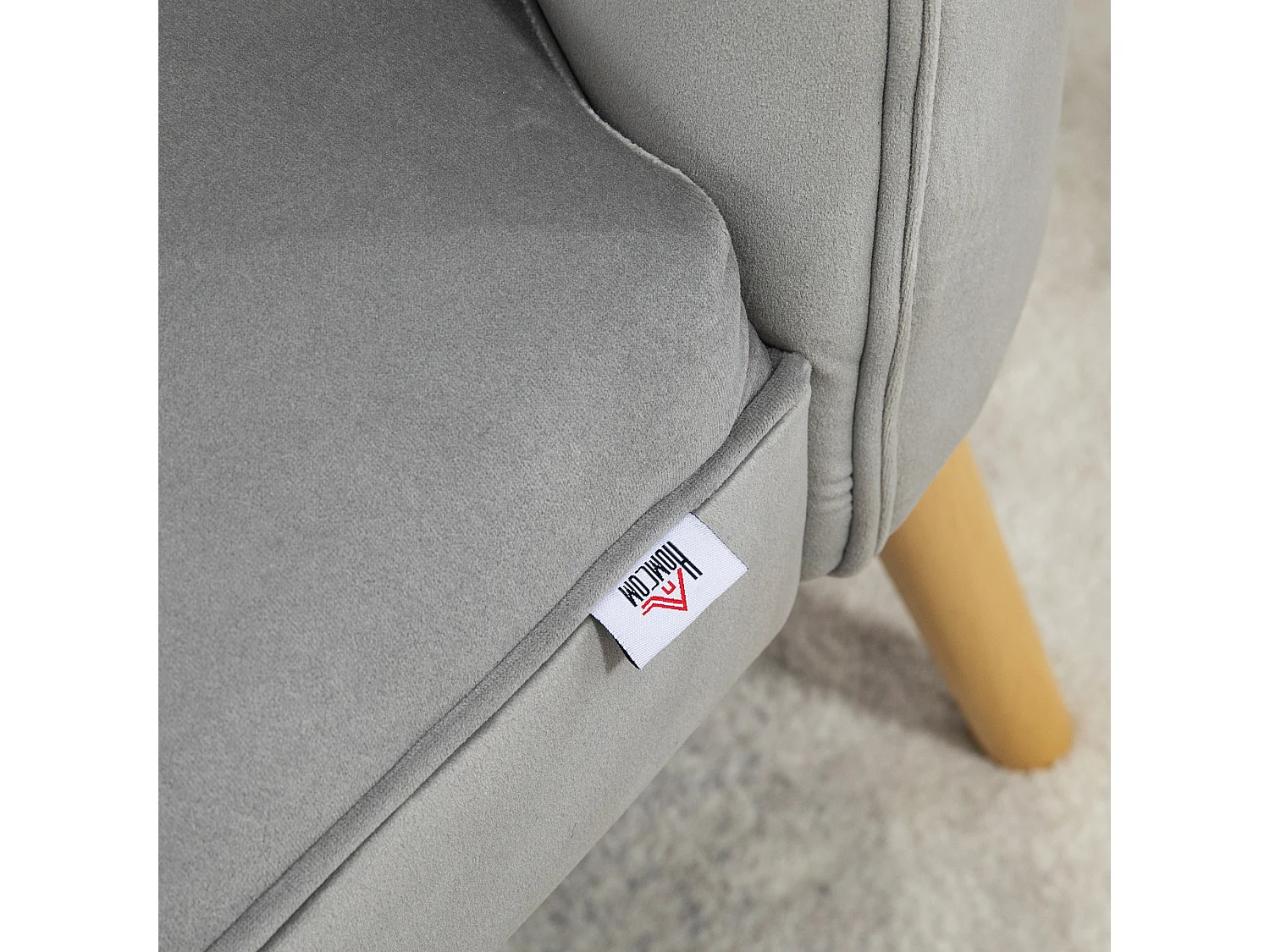 Sedia moderna per soggiorno cameretta e sala da pranzo grigia