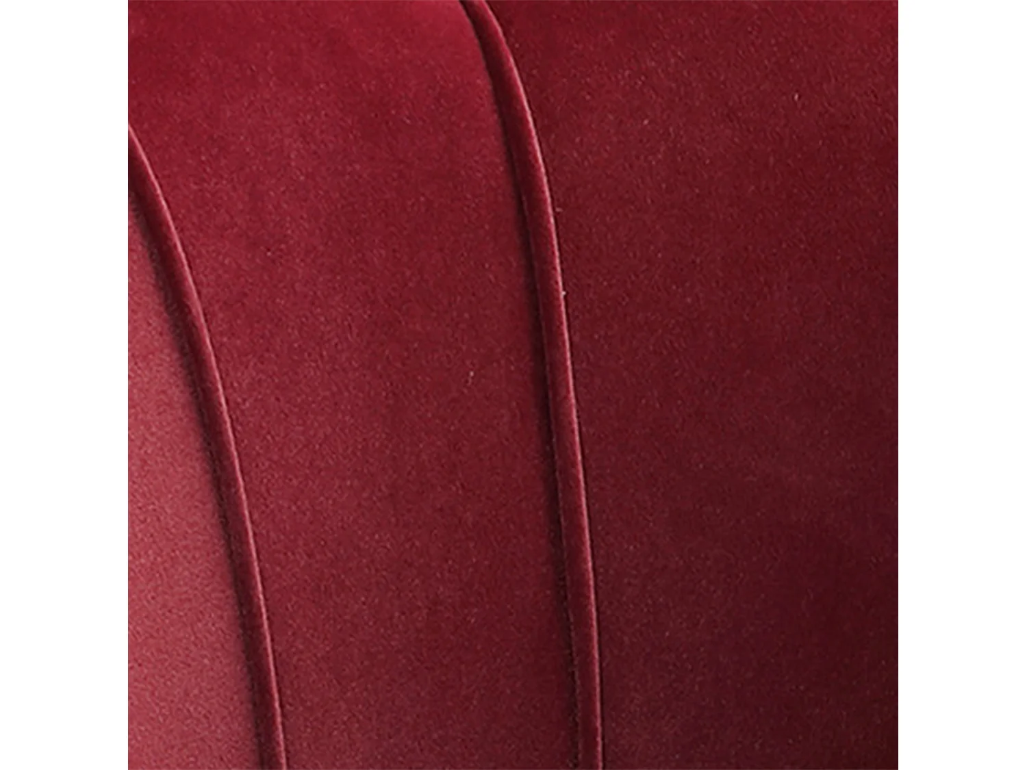 Poltroncina vintage di design da camera in velluto rosso