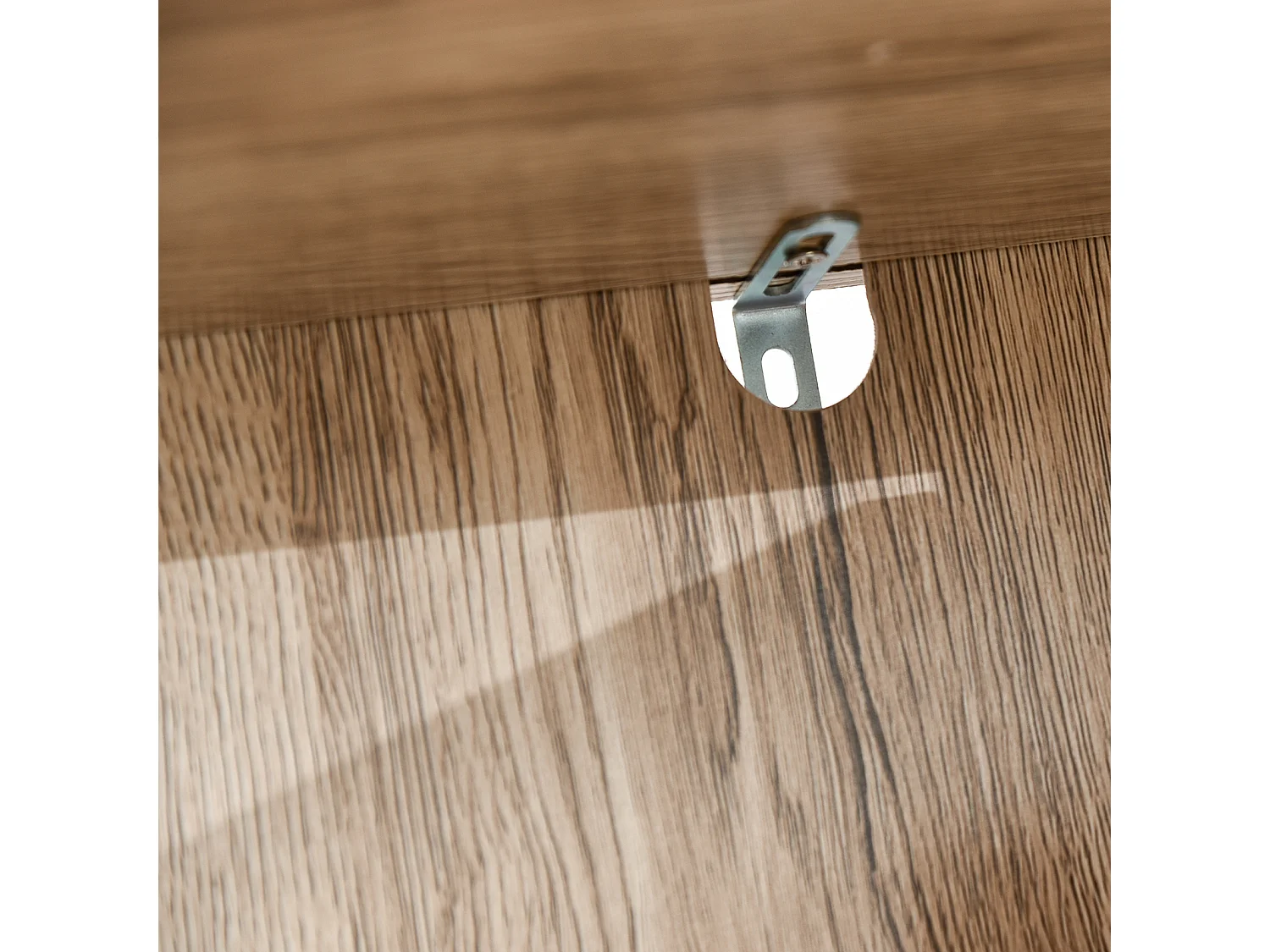 Scaffale salvaspazio per bagno in legno con 2 armadietti e 6 ripiani