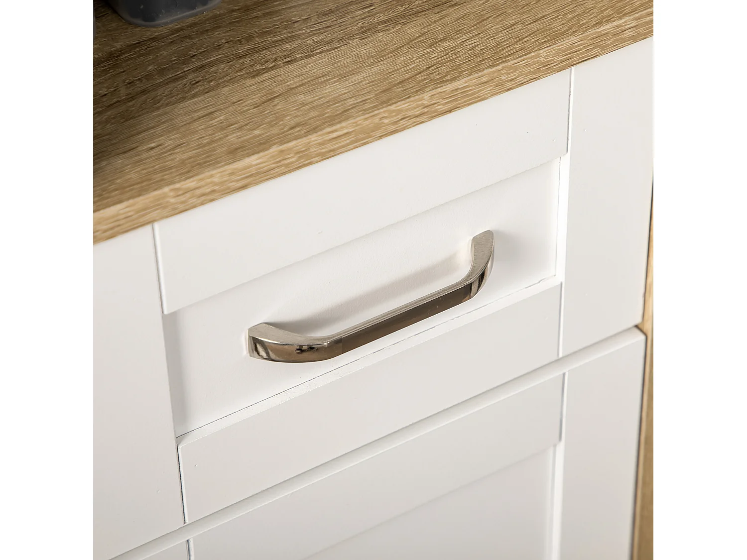 Mobile bagno alto con cassetto 2 armadietti 2 ripiani aperti