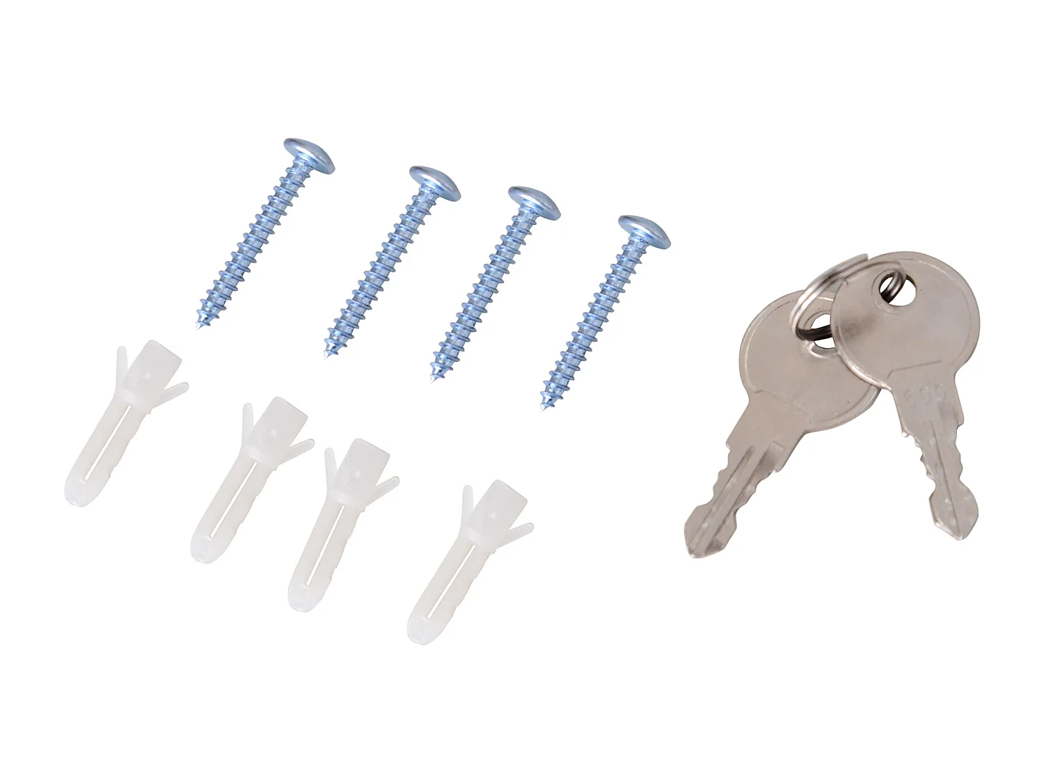 Armadietto per medicinali a 4 livelli con chiave e anta in vetro