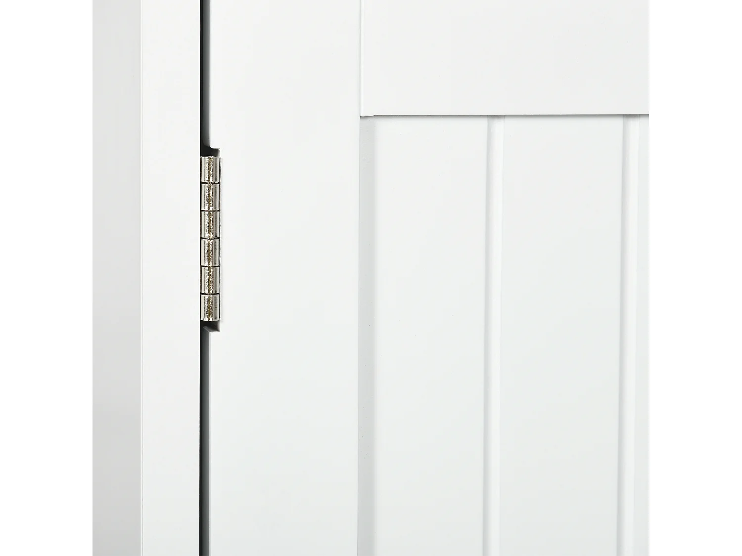 Armadietto pensile bagno 2 ante con 2 cassetti e ripiano aperto