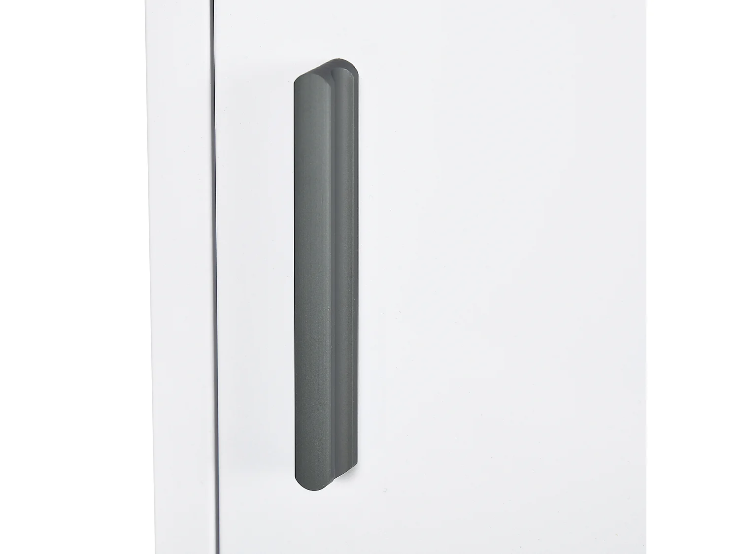 Armadietto medicinali a 3 ripiani in acciaio 30x12x60 cm bianco