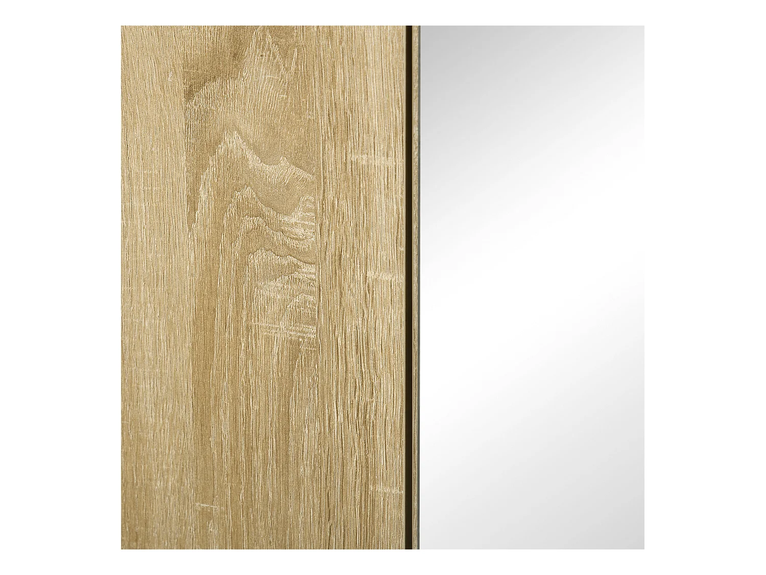 Mobile con specchio per il bagno e 4 ripiani 60x15x60cm