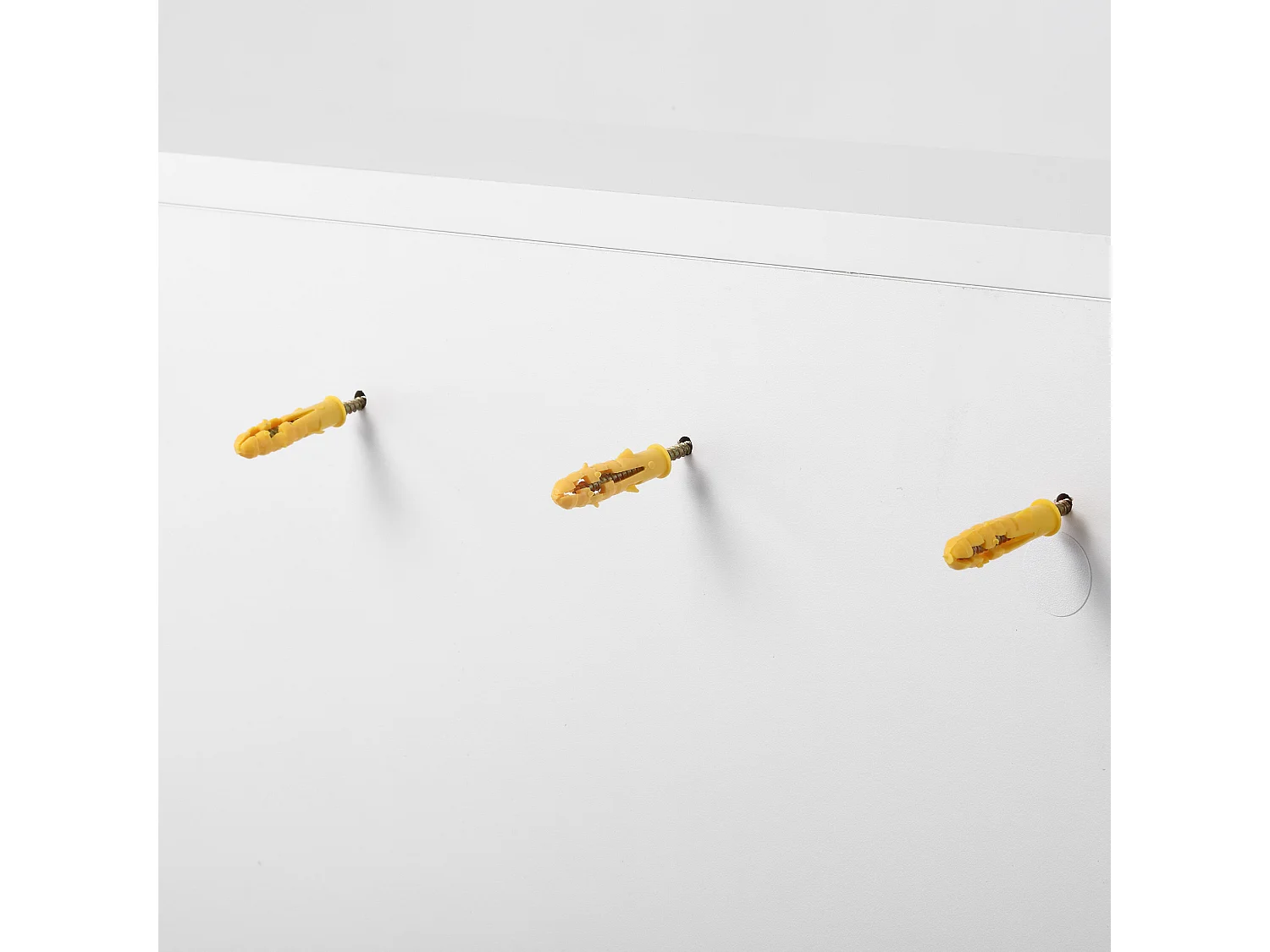 Mobiletto bagno pensile con specchiera 54x15x55cm bianco