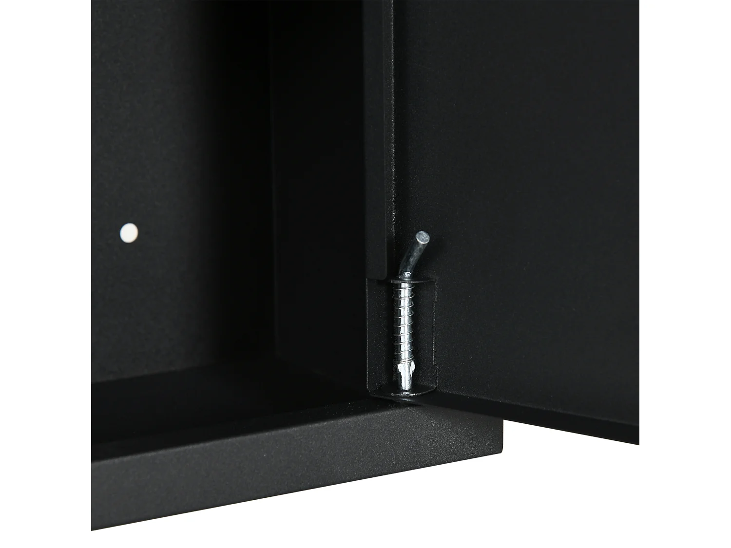 Armadietto medicinali 3 ripiani e blocco con chiavi nero