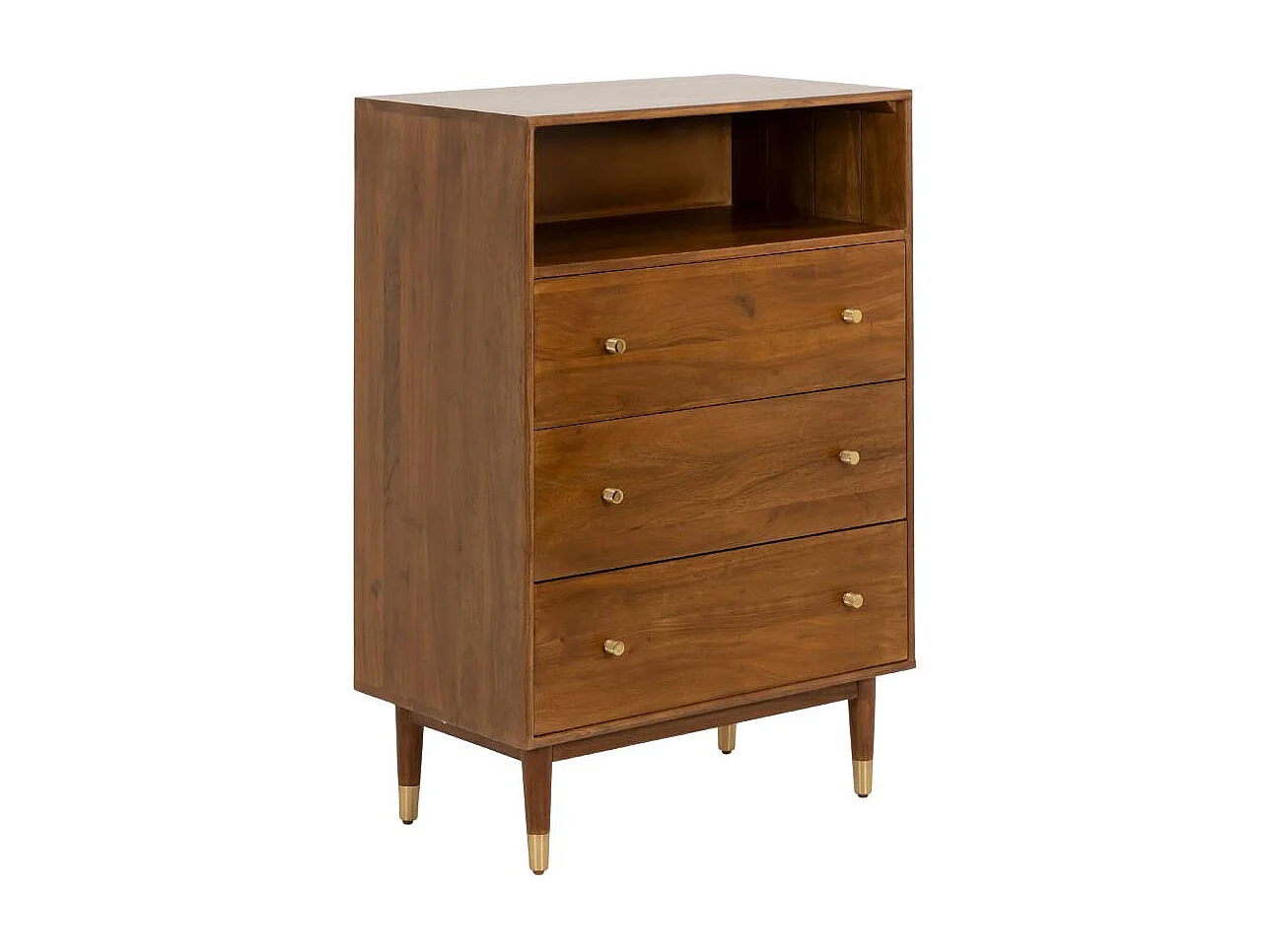 Commode en bois d'acacia Emiel
