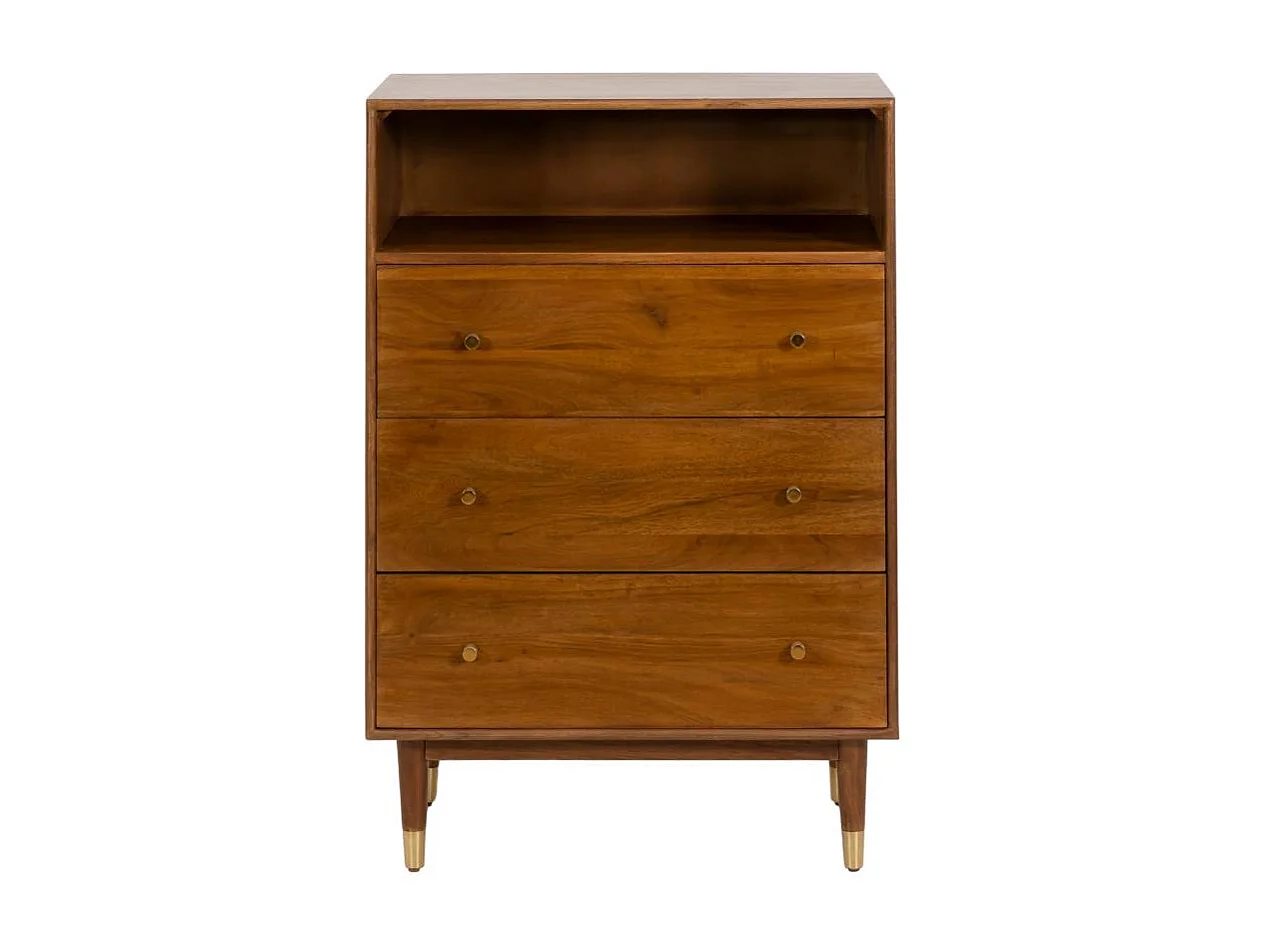Commode en bois d'acacia Emiel