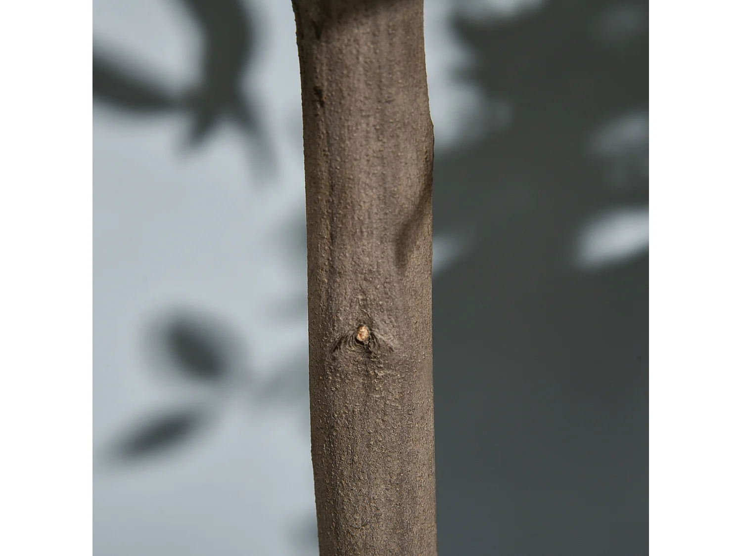 Lot de 2 Laurier artificiels, pot en ciment, vert, (16x16x90 cm)