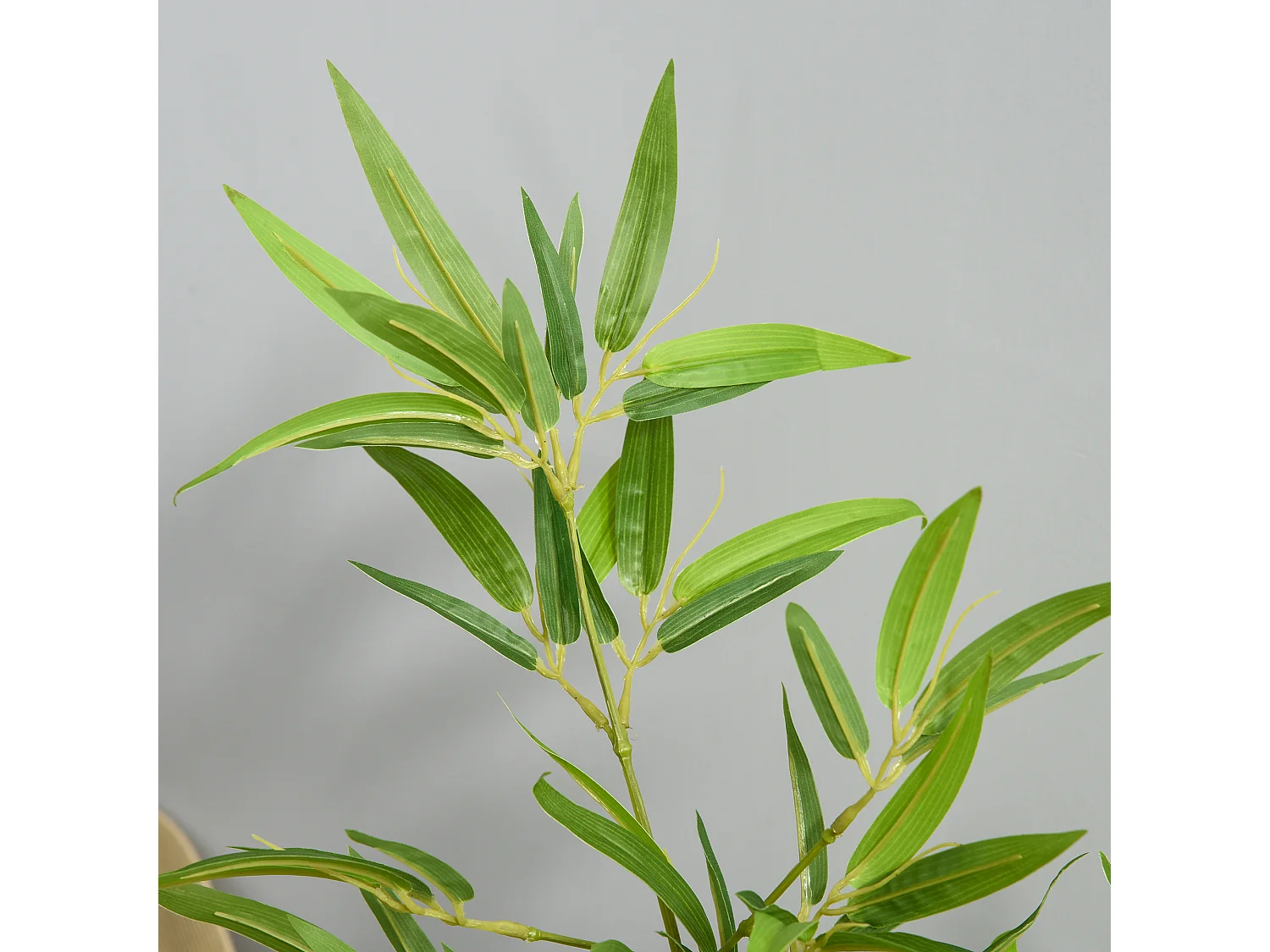 Plante Artificielle Bambou 120 cm avec Pot Décoratif Vert (15.5x15.5x120 cm)