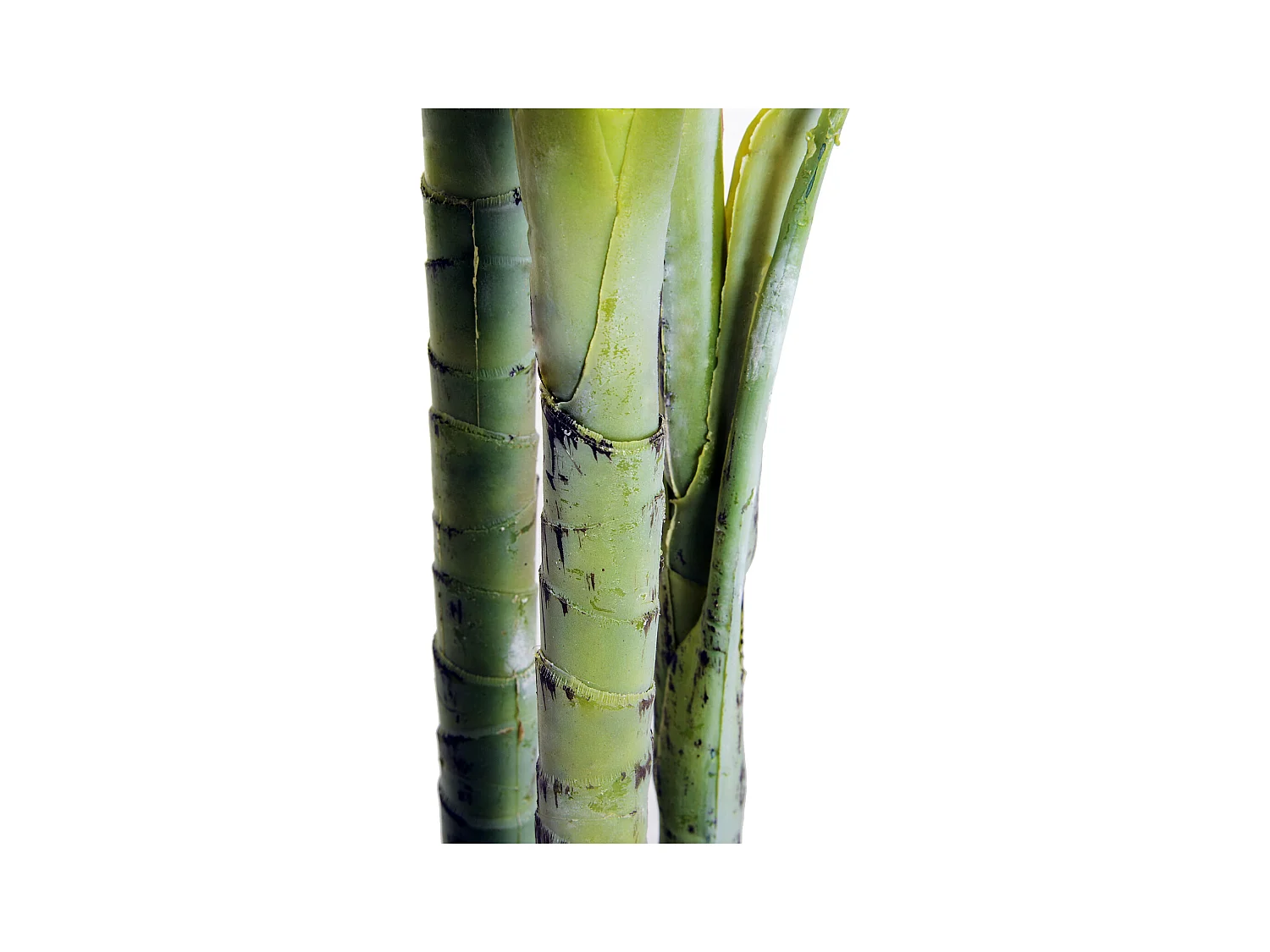 Palmier artificiel décoratif, 19 feuilles, pot en ciment, vert (18x18x150cm)