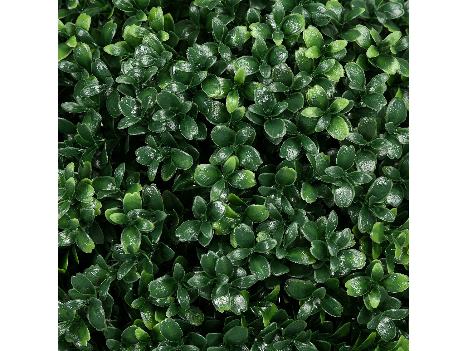Buxus artificiel avec tige, UV-protégé, plastique, vert (40x40x70 cm)