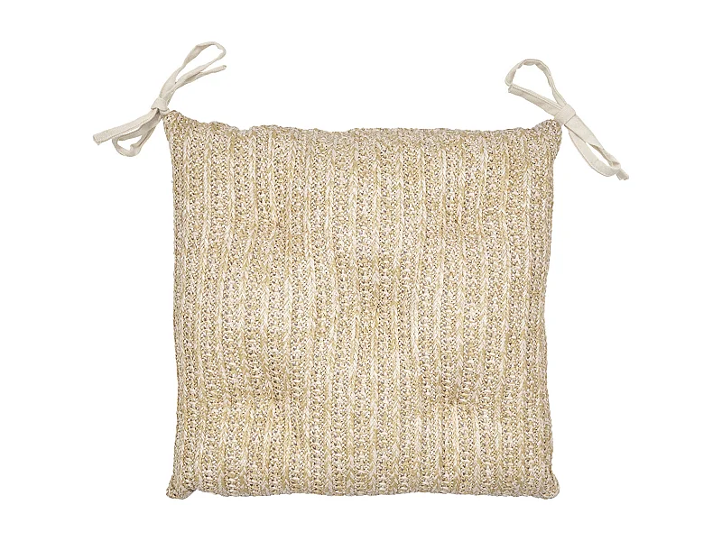 Galette De Chaise 40x40cm Marron