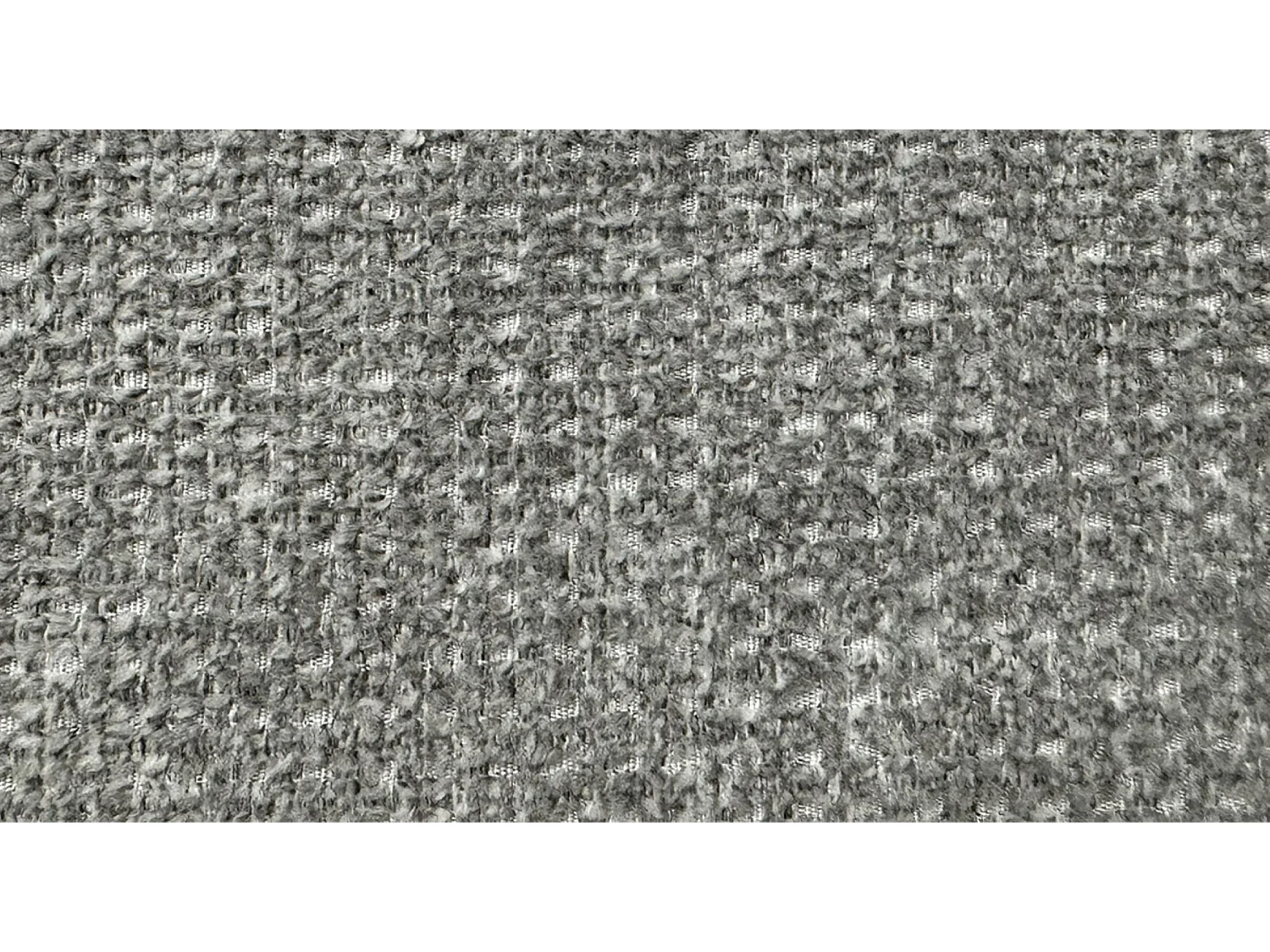 Canapé d'angle 3 places avec relax et méridienne en tissu coloris gris - Longueur 293 x profondeur 90 x hauteur 100 cm