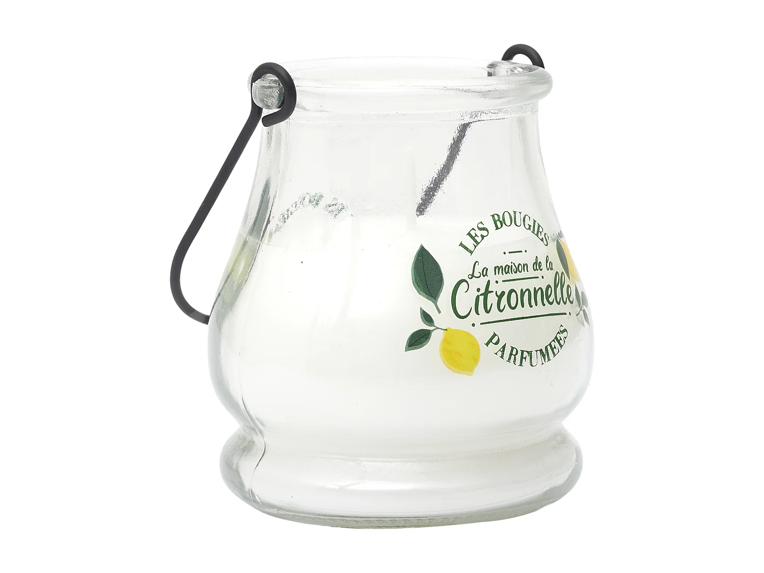 Bougie Citronnelle Couleur Changeante Jaune, Vert, Blanc