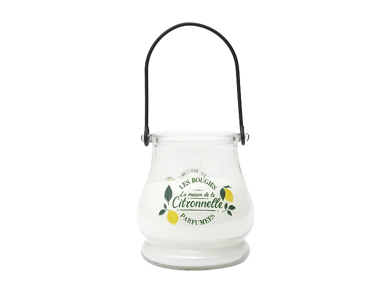 Bougie Citronnelle Couleur Changeante Jaune, Vert, Blanc