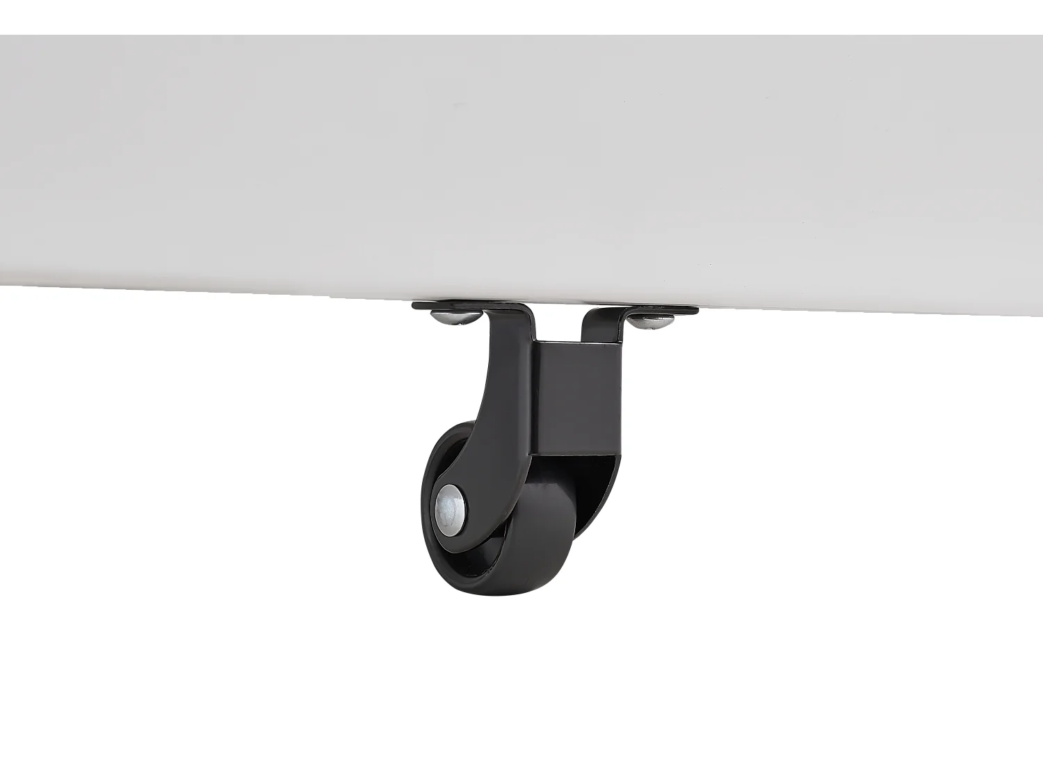 Mobiele archiefkast met 3 laden, metaal, afsluitbaar, met wielen, wit (46x40x58 cm)