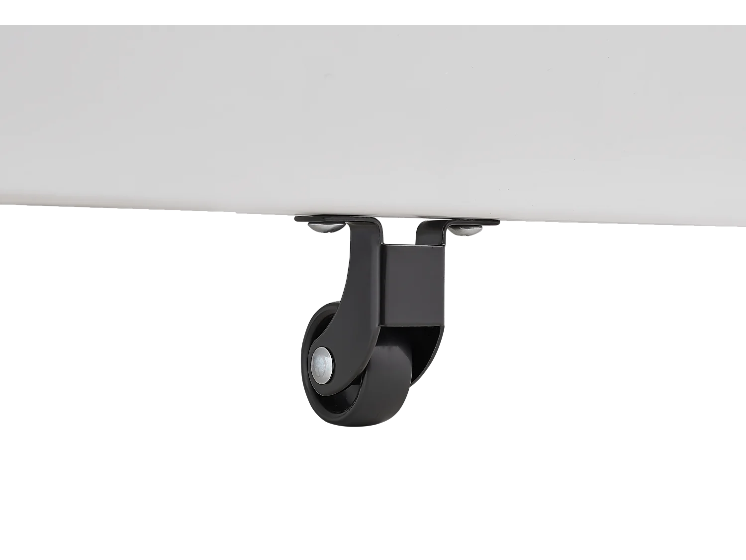 Armoire à fichiers mobile 3 tiroirs, métal, verrouillable, avec roulettes, blanc (46x40x58 cm)